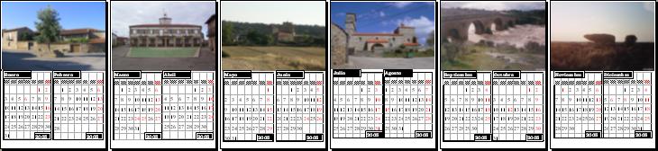 Vista preliminar del Calendario realizado por V�ctor Casales Hern�ndez