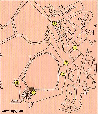 Plano esquem�tico de San Felices de los Gallegos
